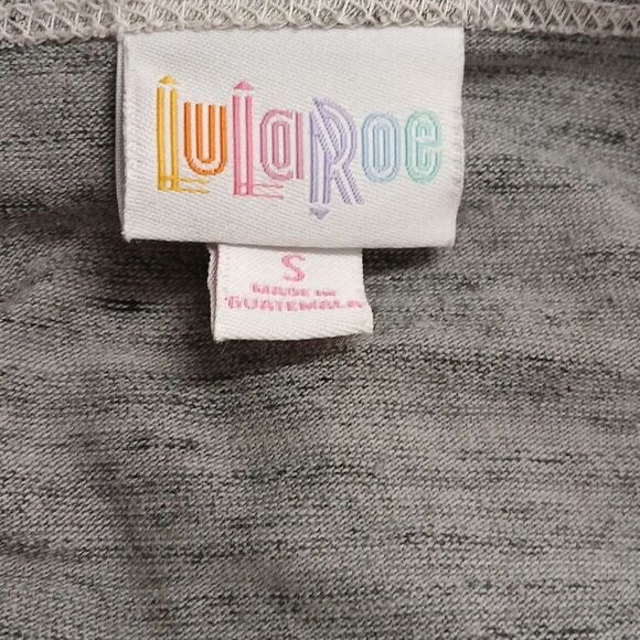 Lularoe  2 tone gray tunic Sz S  NWOT - Picture 5 of 5
